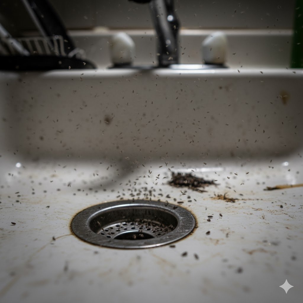 Hoe voorkom je een plaag van rioolvliegjes in je badkamer of keuken?